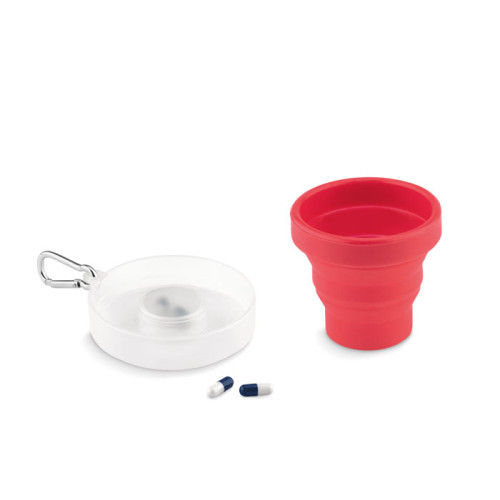 CUP PILL Vaso plegable de silicona