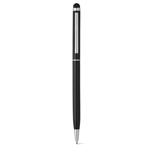 ZOE BK. Bolígrafo de aluminio con punta táctil