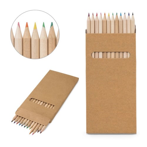 CROCO. Caja con 12 lápices de color